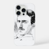 Nikola Tesla Face iPhone Hoesje (Achterkant)