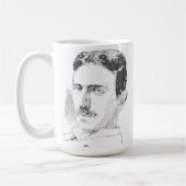 Nikola Tesla Face Koffiemok (Links)