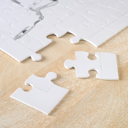 Nikola Tesla Face Legpuzzel (Zijkant)