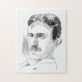 Nikola Tesla Face Legpuzzel (Verticaal)
