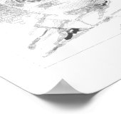 Nikola Tesla Face Poster (Hoek)