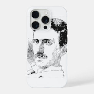 Nikola Tesla Gezicht iPhone 15 Pro Case