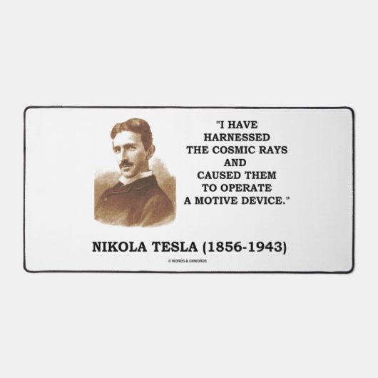 Nikola Tesla Harnzed Cosmic Rays Motive Device Bureaumat (Voorkant)