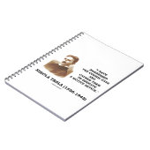 Nikola Tesla Harnzed Cosmic Rays Motive Device Notitieboek (Linkerzijde)