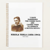 Nikola Tesla Harnzed Cosmic Rays Motive Device Planner (Voorkant)