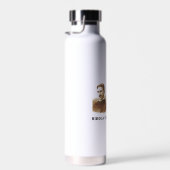 Nikola Tesla Harnzed Cosmic Rays Motive Device Waterfles (Rechts)