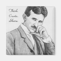 Nikola Tesla Humanitaire magneet