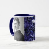 Nikola Tesla Inventor Coffee Mok (Voorkant links)