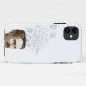 Nikola Tesla Iphone Hoesje (Achterkant (horizontaal))