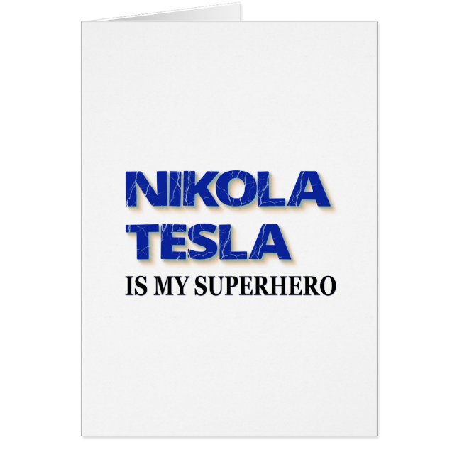 Nikola Tesla is mijn superheld (Voorkant)