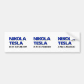 Nikola Tesla is mijn superheld Bumpersticker (Voorkant)