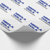 Nikola Tesla is mijn superheld Cadeaupapier (Hoek)