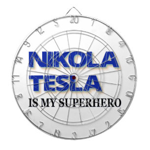 Nikola Tesla is mijn superheld Dartbord