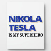 Nikola Tesla is mijn superheld Fotoplaat (Voorkant)