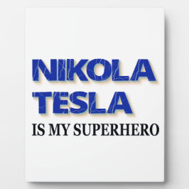 Nikola Tesla is mijn superheld Fotoplaat