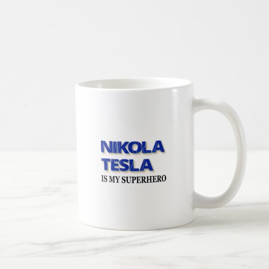 Nikola Tesla is mijn superheld Koffiemok (Rechts)