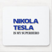 Nikola Tesla is mijn superheld Muismat (Voorkant)