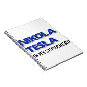 Nikola Tesla is mijn superheld Notitieboek (Rechterzijde)