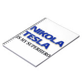 Nikola Tesla is mijn superheld Notitieboek (Linkerzijde)