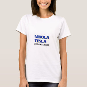 Nikola Tesla is mijn superheld T-shirt