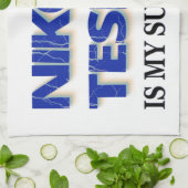 Nikola Tesla is mijn superheld Theedoek (Gevouwen)