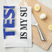 Nikola Tesla is mijn superheld Theedoek (Quarter Fold)