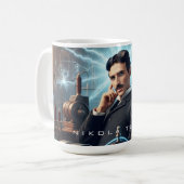 Nikola Tesla Koffiemok (Voorkant links)