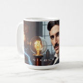Nikola Tesla Koffiemok (Voorkant links)