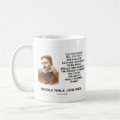 Nikola Tesla laat de toekomst de waarheid vertelle Koffiemok (Links)