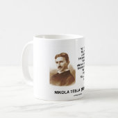 Nikola Tesla laat de toekomst de waarheid vertelle Koffiemok (Voorkant links)