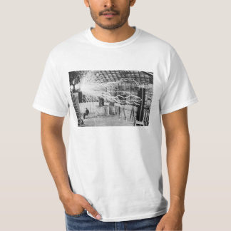 Nikola Tesla Laboratory Electricity Afbeelding T-shirt