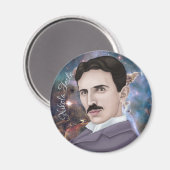 Nikola Tesla Magneet (Voorkant / Achterkant)