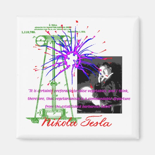 Nikola Tesla Magneet (Voorkant)