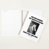 Nikola Tesla Man die de twintigste eeuw heeft uitg Planner (Display)
