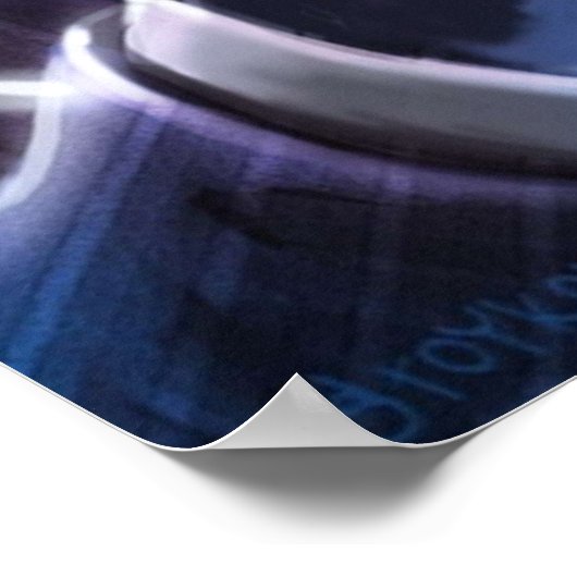 Nikola Tesla Man van Lightning Poster (Hoek)