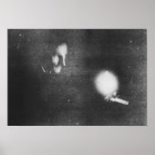 Nikola Tesla met fosforhoudend lampglas, 1894 Poster (Voorkant)
