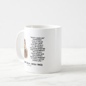 Nikola Tesla Money Value ontdekt het gemakkelijker Koffiemok (Voorkant links)