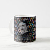 Nikola Tesla mug Koffiemok (Voorkant links)