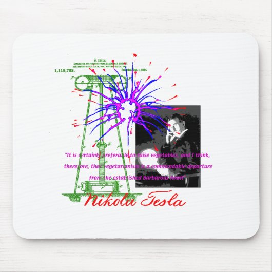 Nikola Tesla Muismat (Voorkant)
