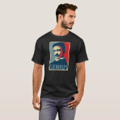 Nikola Tesla Obama T-shirt (Voorkant volledig)