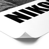 Nikola Tesla onze machine wordt aangedreven door k Poster (Hoek)