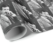 Nikola Tesla op de leeftijd van 40.1896 Cadeaupapier (Rol Hoek)