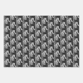 Nikola Tesla op de leeftijd van 40.1896 Inpakpapier Vel