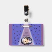 Nikola Tesla over de Genius-uitvinder Badge (Front with Clip)