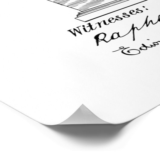 Nikola Tesla Patent Poster (Hoek)