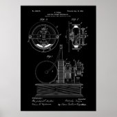 Nikola Tesla Patent Poster (Voorkant)