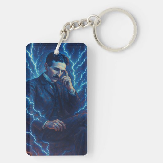 Nikola Tesla – Pocket Genius – Sleutelhanger (achterkant)
