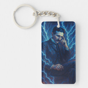 Nikola Tesla – Pocket Genius – Sleutelhanger