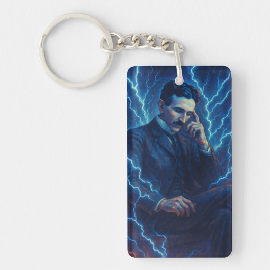 Nikola Tesla – Pocket Genius – Sleutelhanger (Voorkant)
