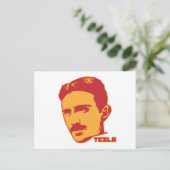Nikola Tesla Portrait Briefkaart (Staand voorkant)